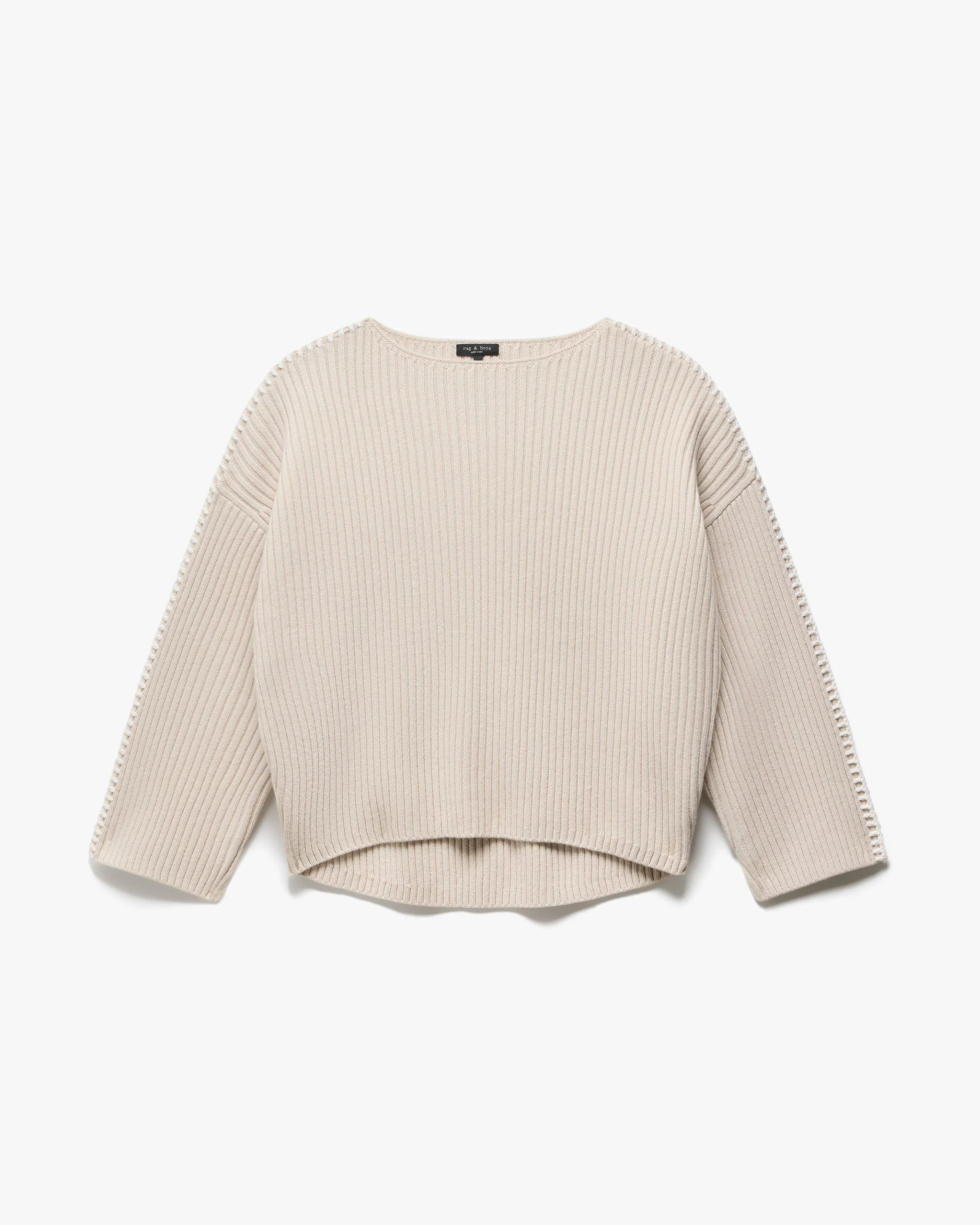 Ingrid Boatneck Wool Sweater - 1