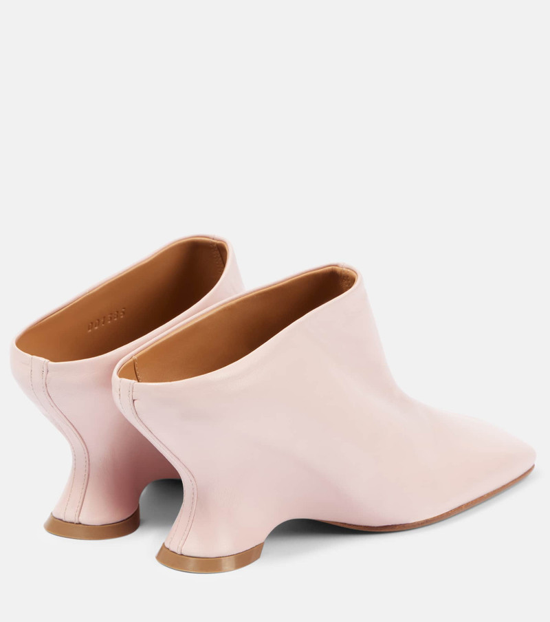 Dries Van Noten Glove 75 leather wedges outlook