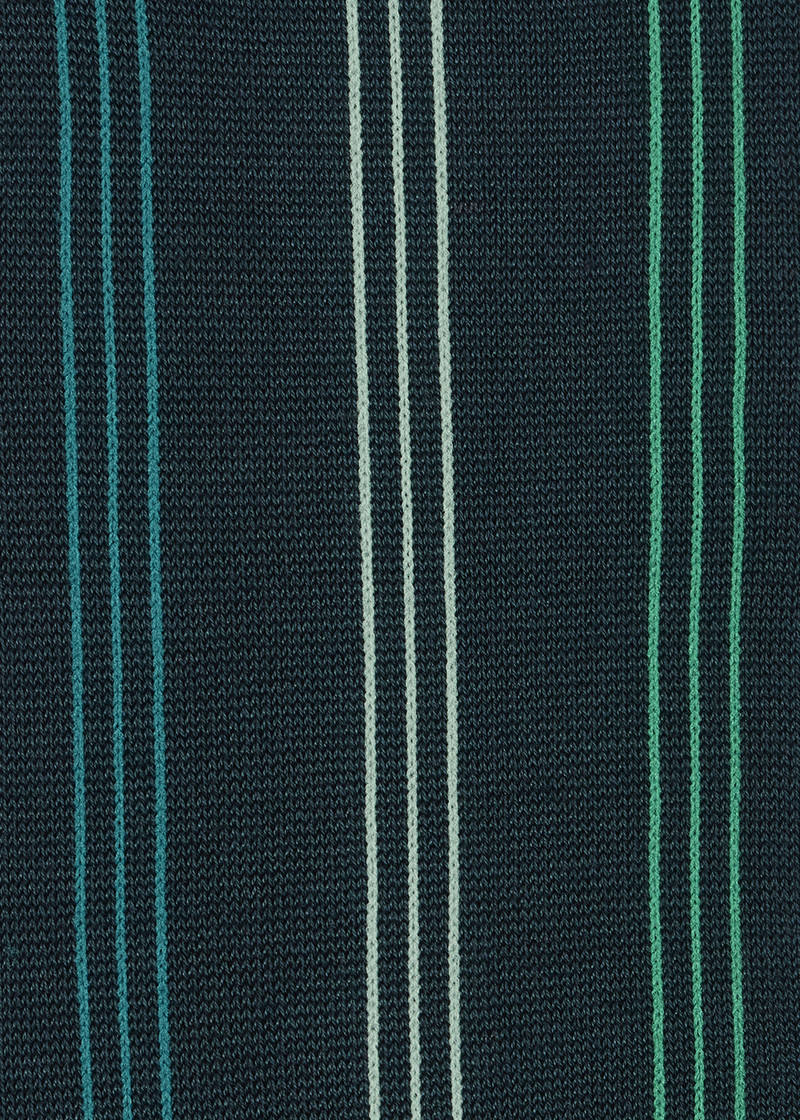 Green Contrasting Stripe Socks 3