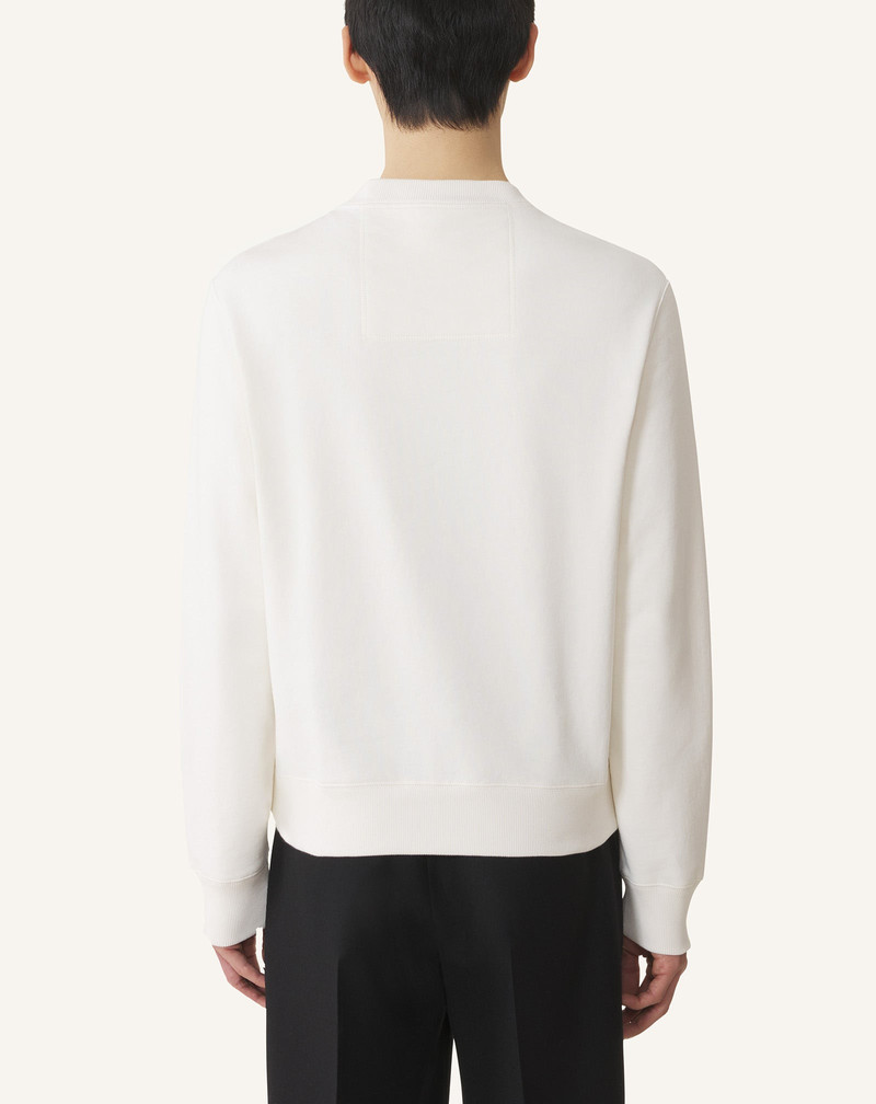 LANVIN EMBROIDERED COTTON SWEATSHIRT 4