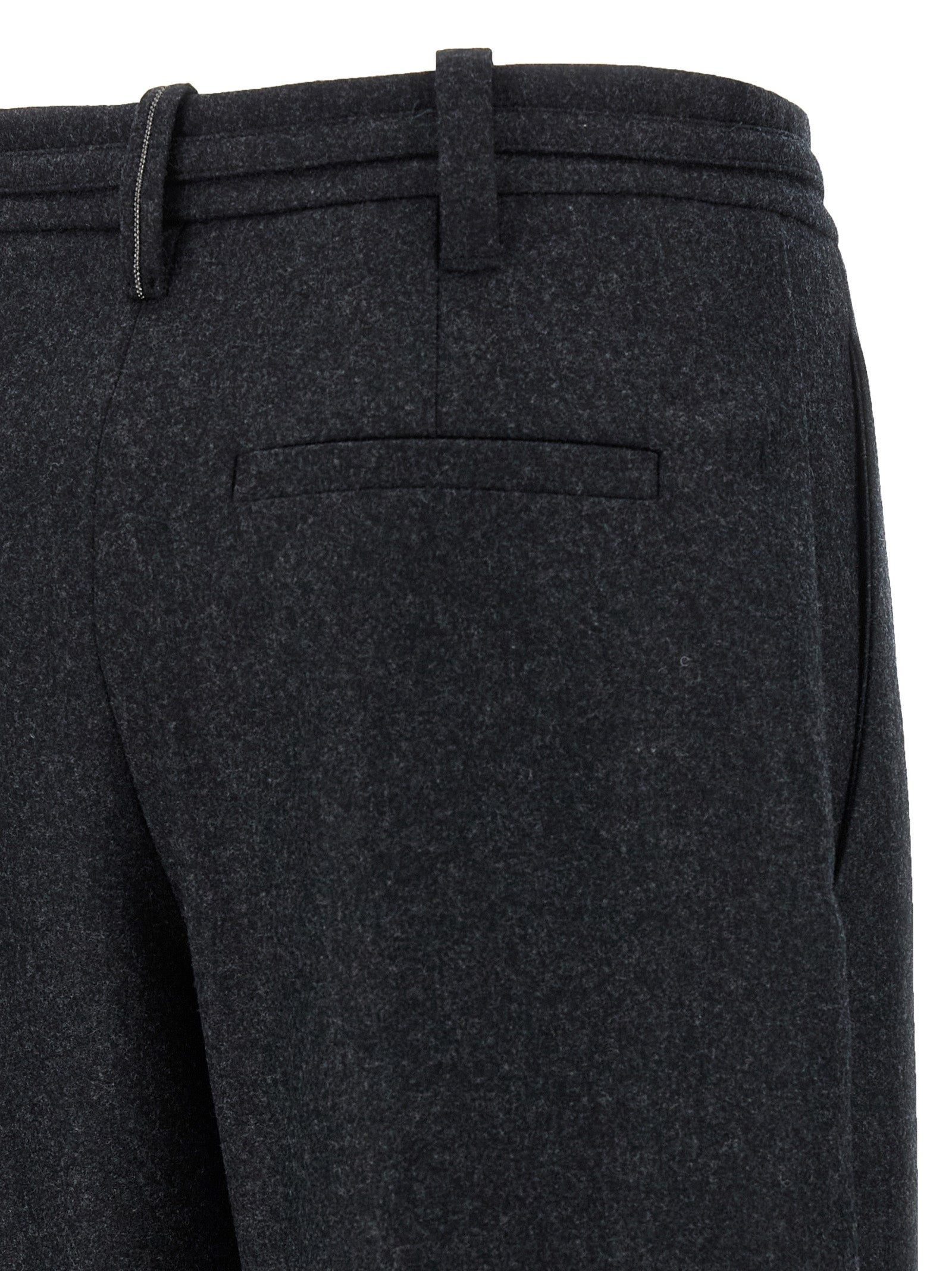 Straight Crop Pants Gray - 4