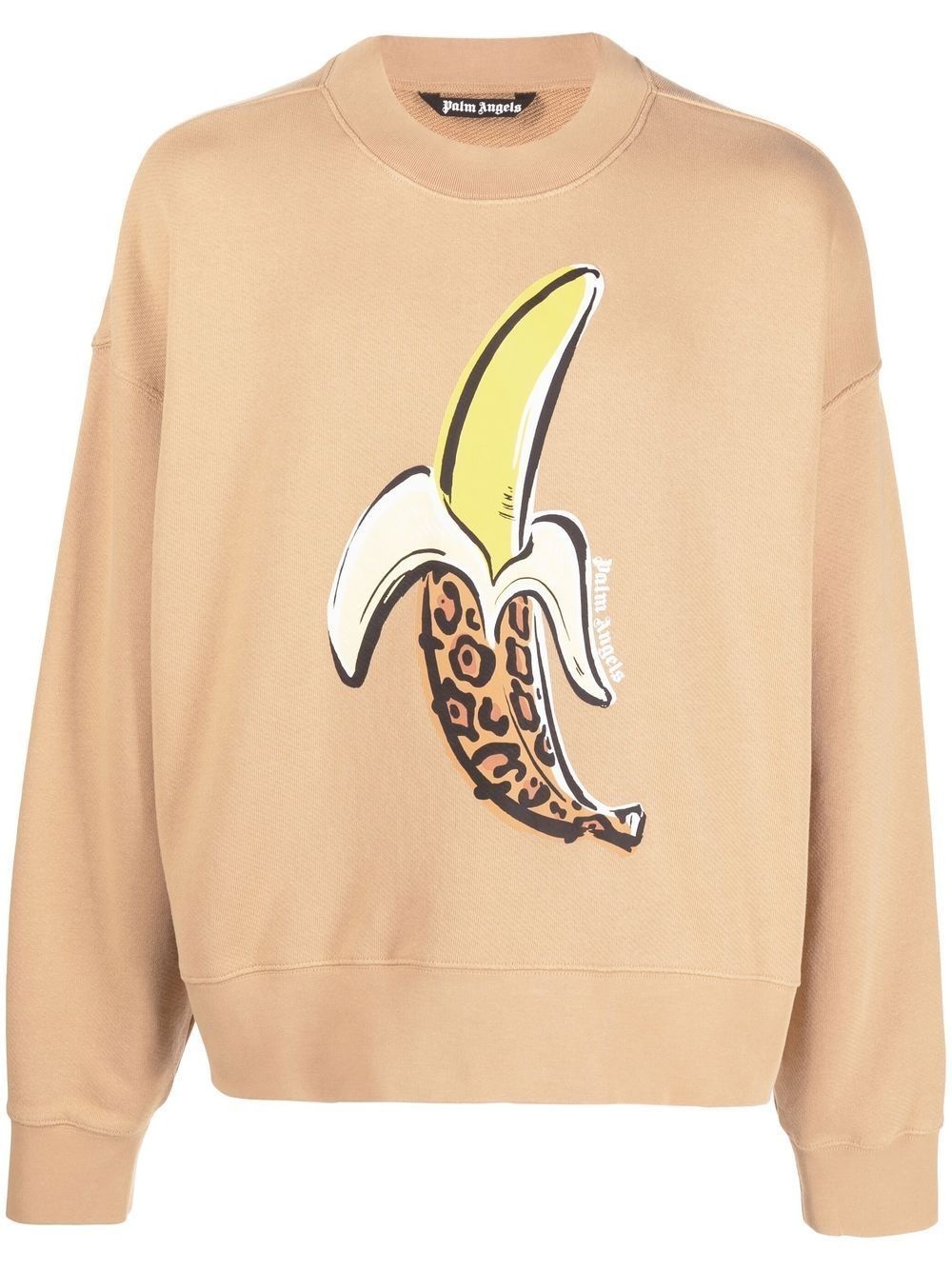 leopard banana print sweatshirt - 1