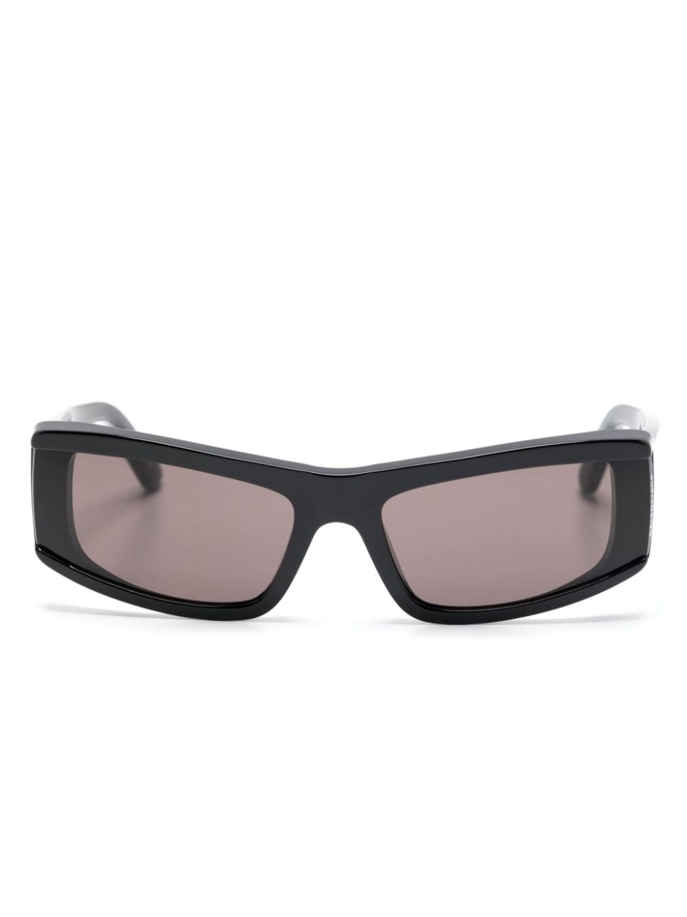 logo-print square-frame sunglasses - 1