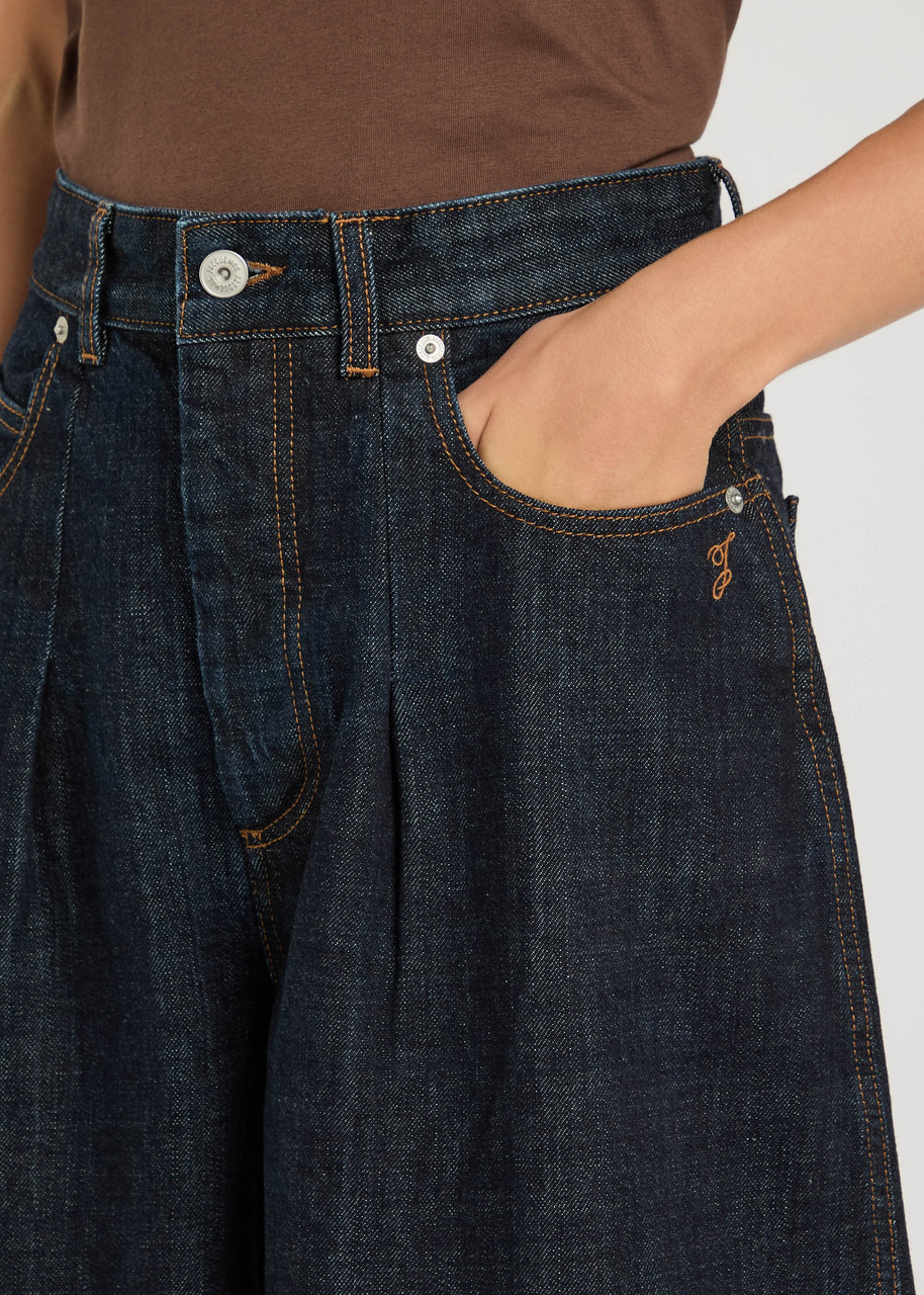 Jacquemus La Ovalo De-nîmes Wide Barrel-leg Jeans - 5