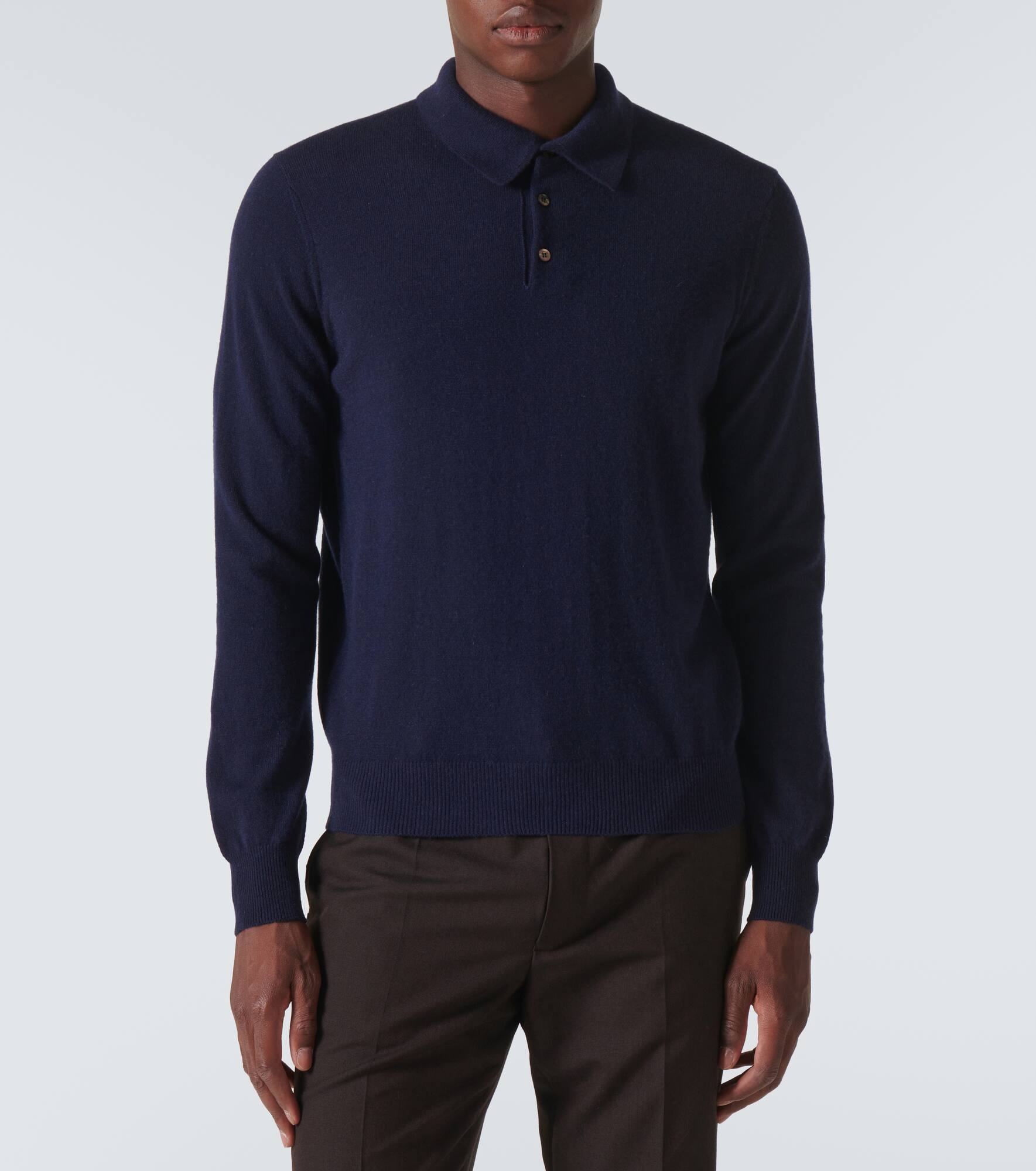Cashmere polo shirt - 3