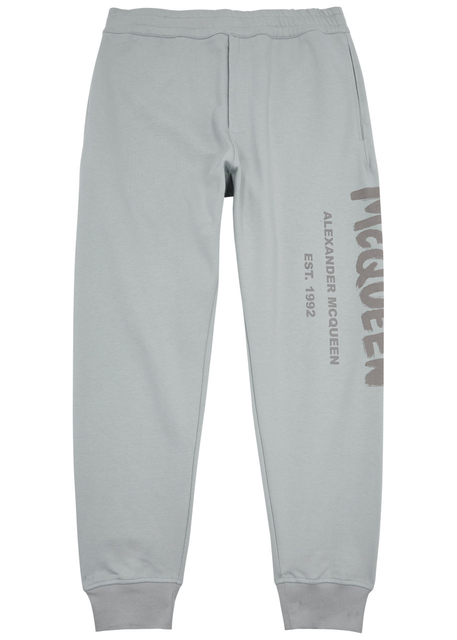 Logo-print cotton sweatpants - 1
