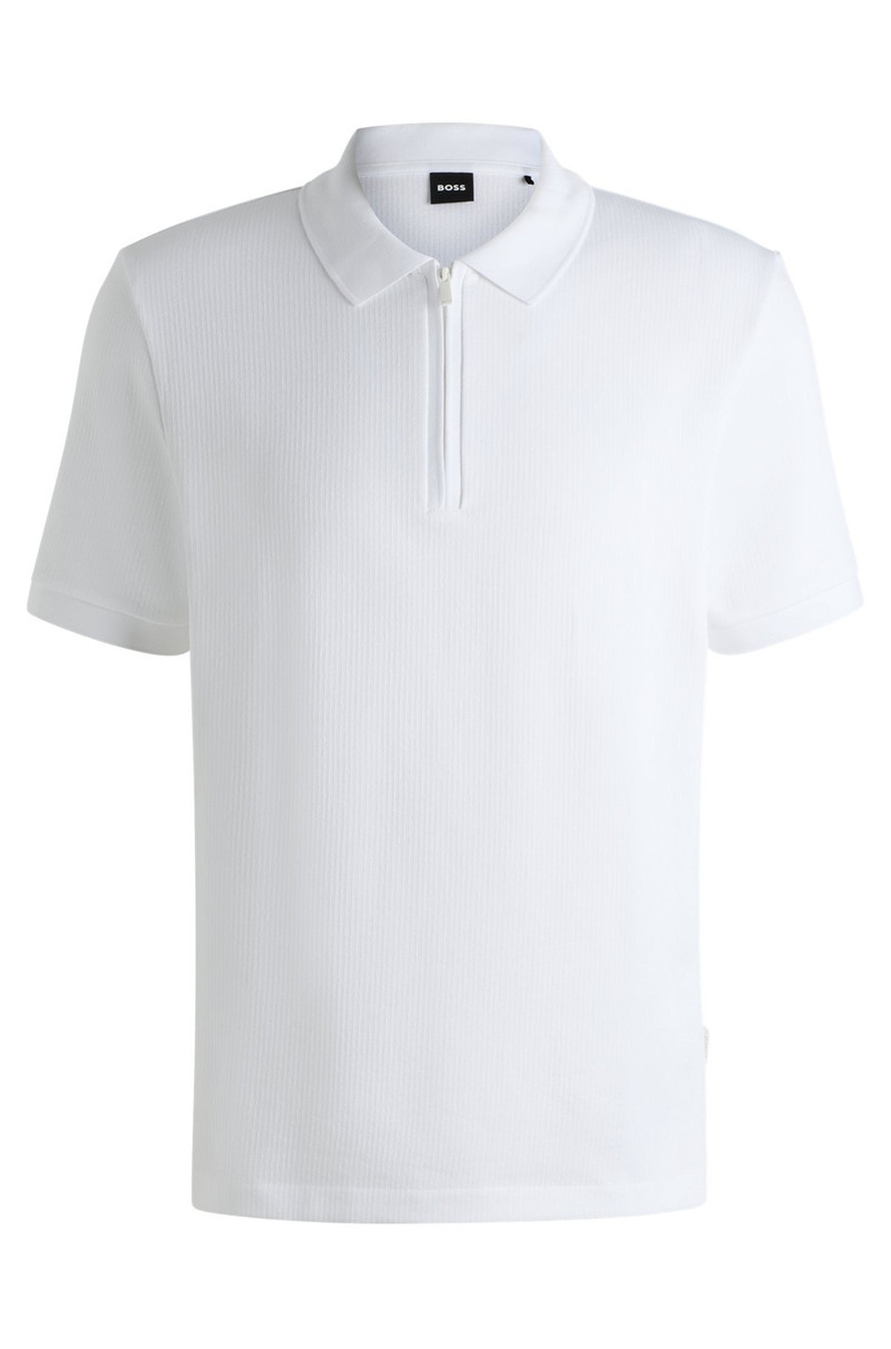 POLO SHIRT WITH SEERSUCKER STRUCTURE 1