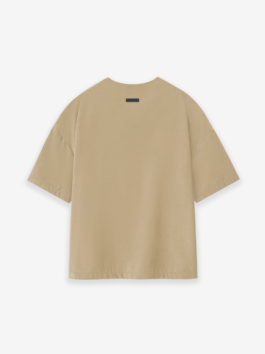 Corduroy Straight Neck Tee - 2