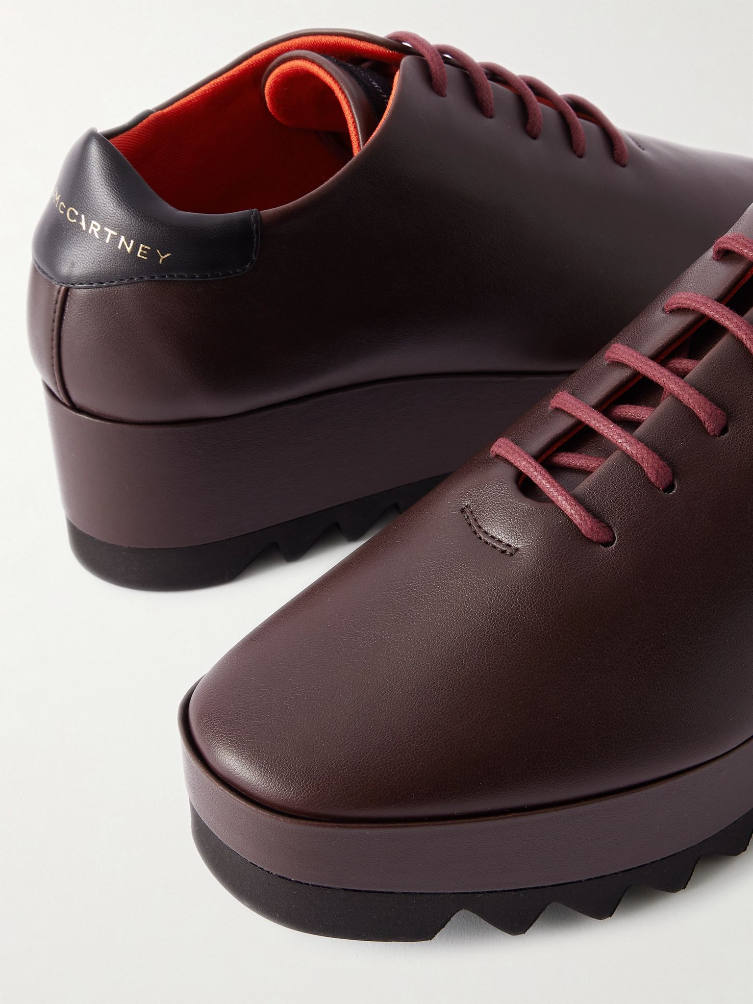 Sneak-Elyse vegan brogues Chocolate - 4