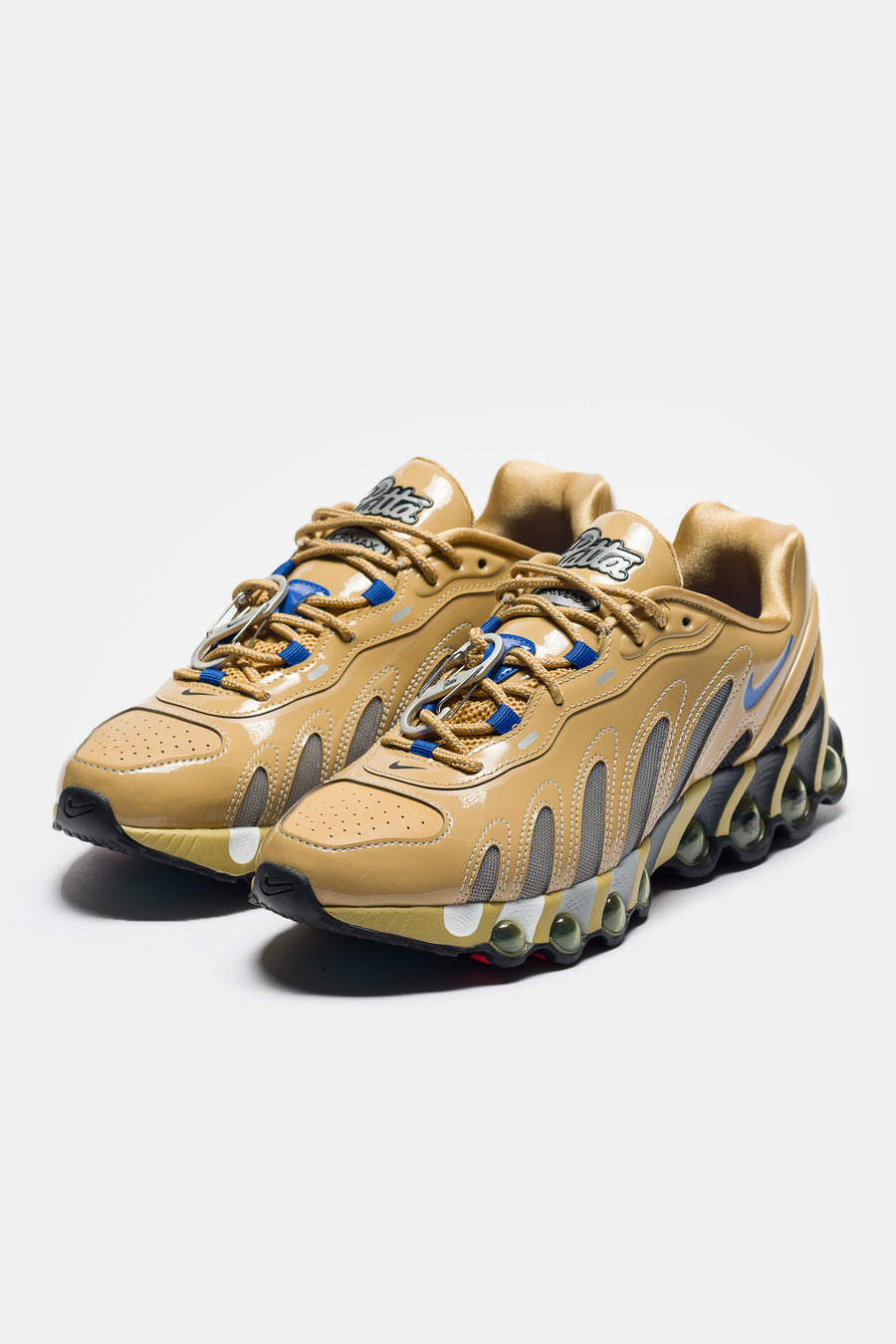 Patta Air Max DN8 SP Sneaker in Club Gold/Game Royal/Metallic Silver - 3
