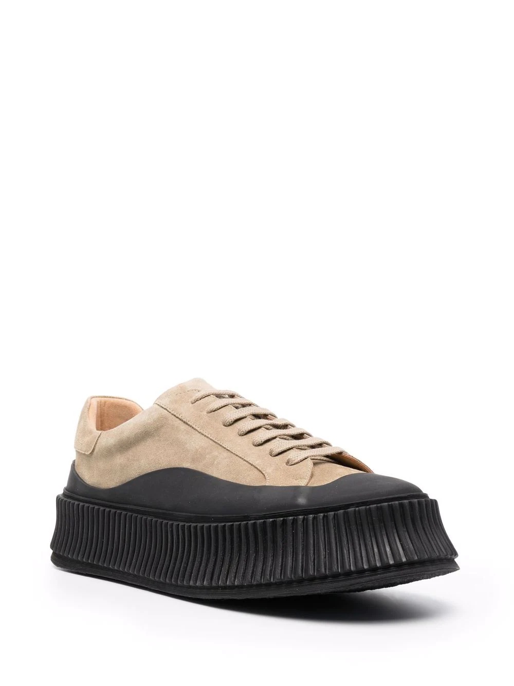 vulcanized-sole suede sneakers - 2