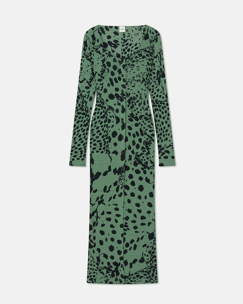 Printed Mesh Jersey Cardigan 1