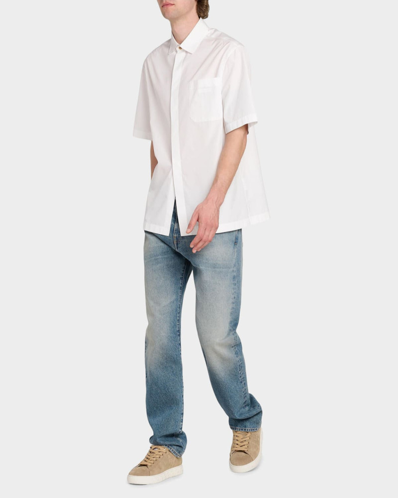 VERSACE JEANS COUTURE Medusa Cotton Button-Front Shirt outlook