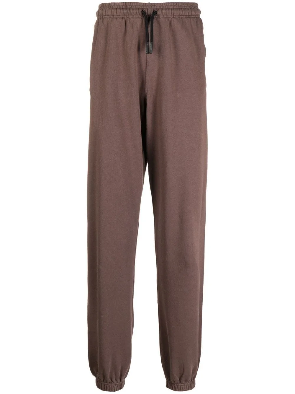 drawstring cotton track pants - 1