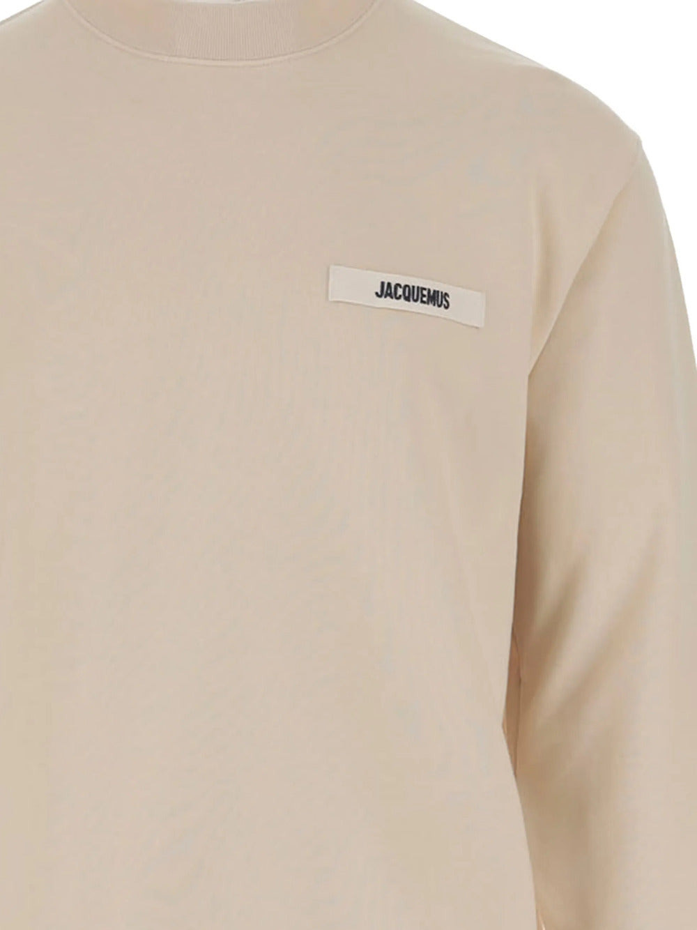 The Gros Grain Crewneck Sweatshirt With Logo Plaque - 3