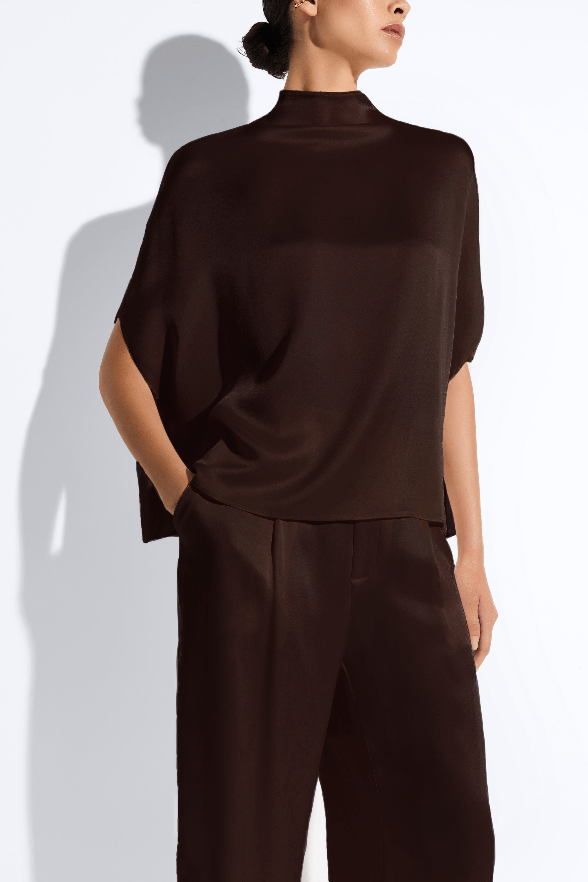 Satin Cape Tee - 4