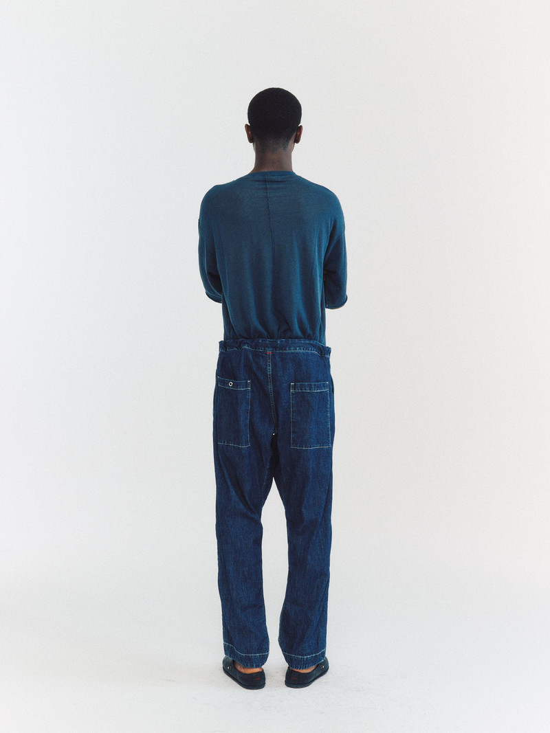 TIE ME UP PANT - L DENIM - INDIGO 3