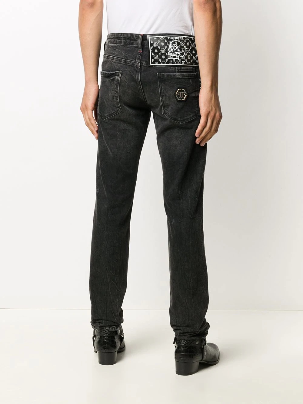 Monogram super straight jeans  - 4