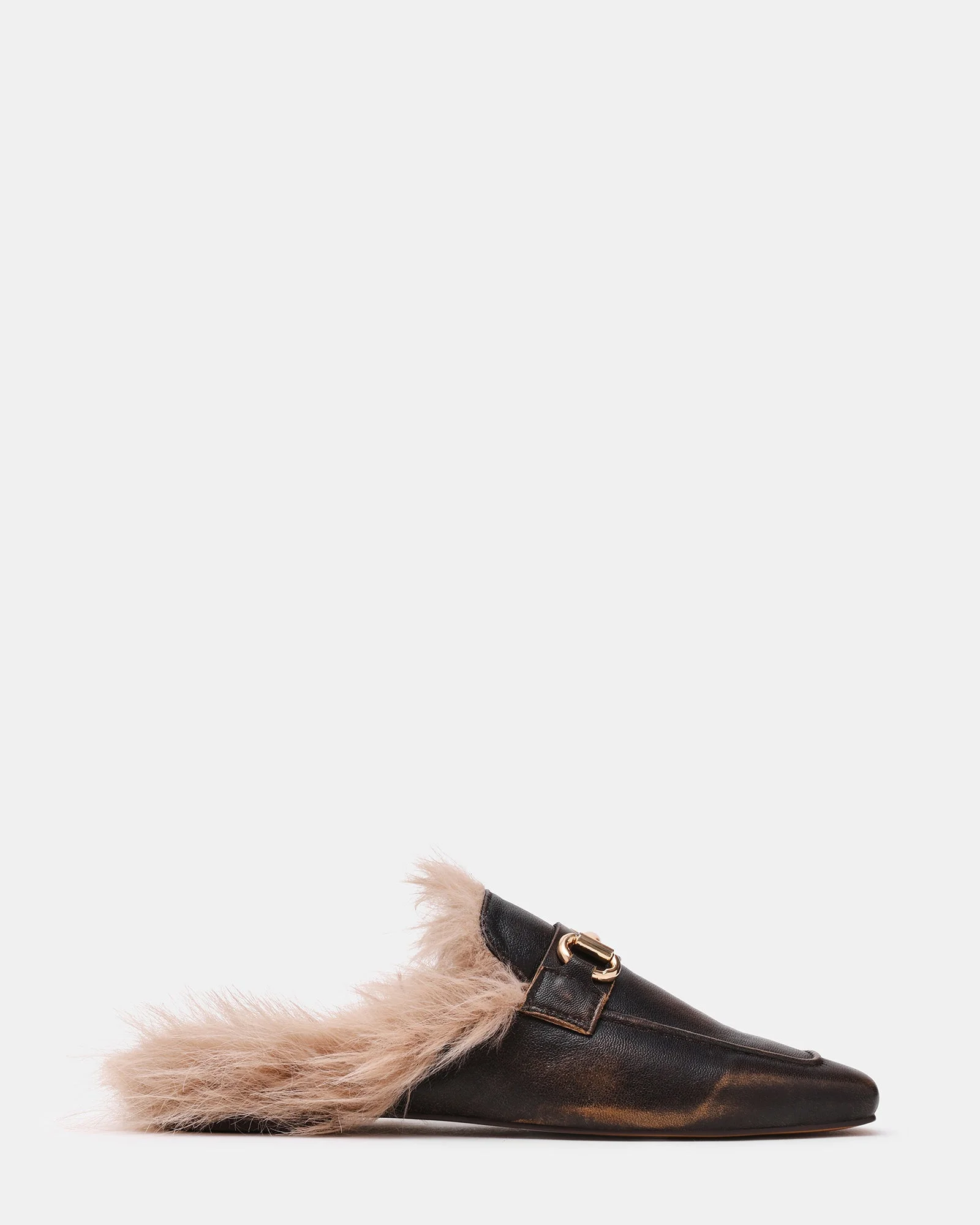 ROMEO FAUX FUR BROWN - 1