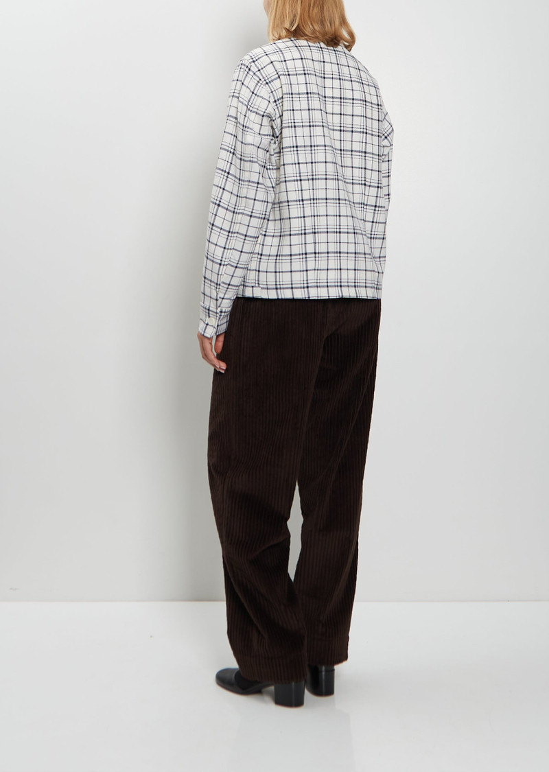 META CAMPANIA COLLECTIVE Juergen Wool Check Overshirt outlook