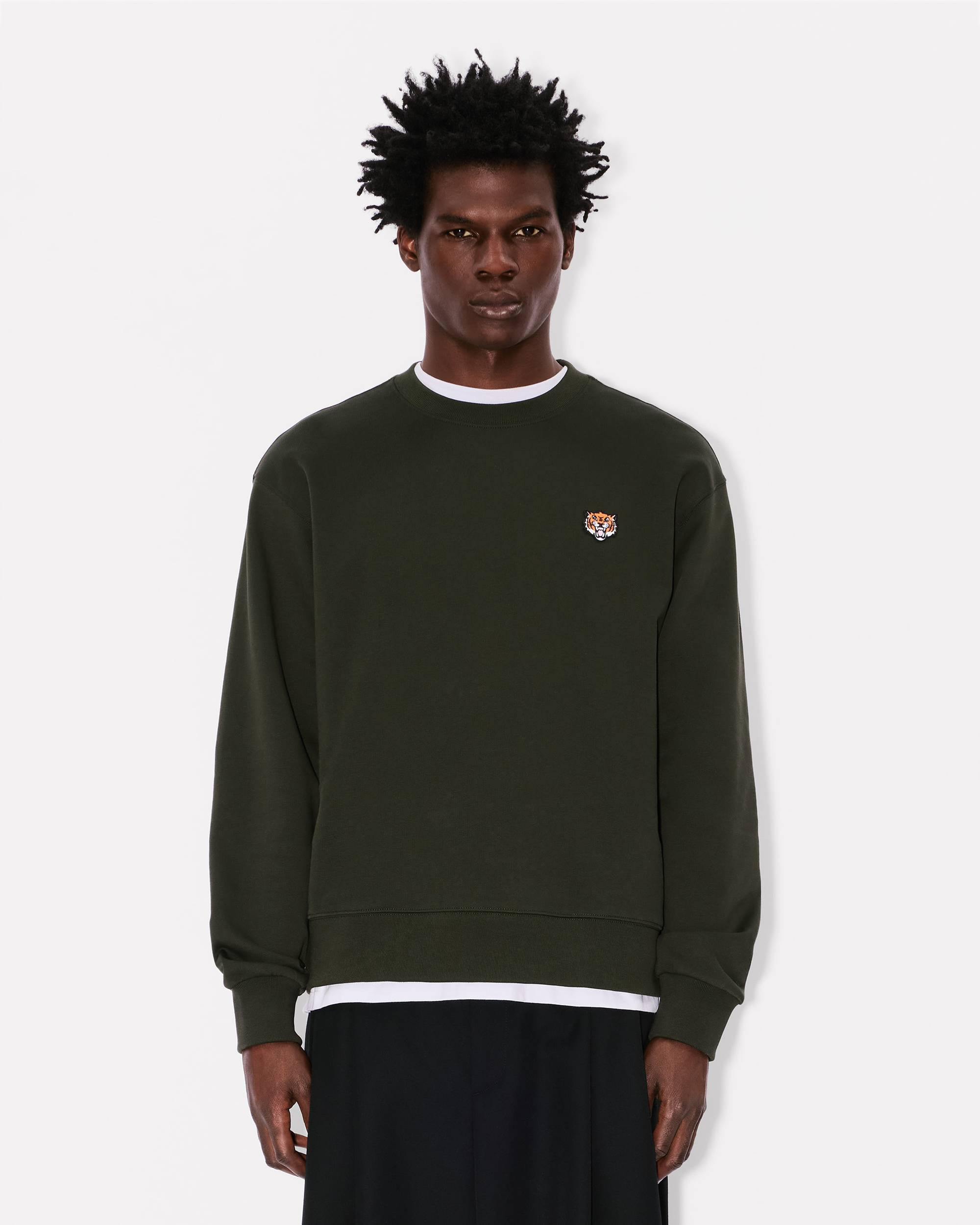 'KENZO Happy Tiger' embroidered sweatshirt in cotton - 3