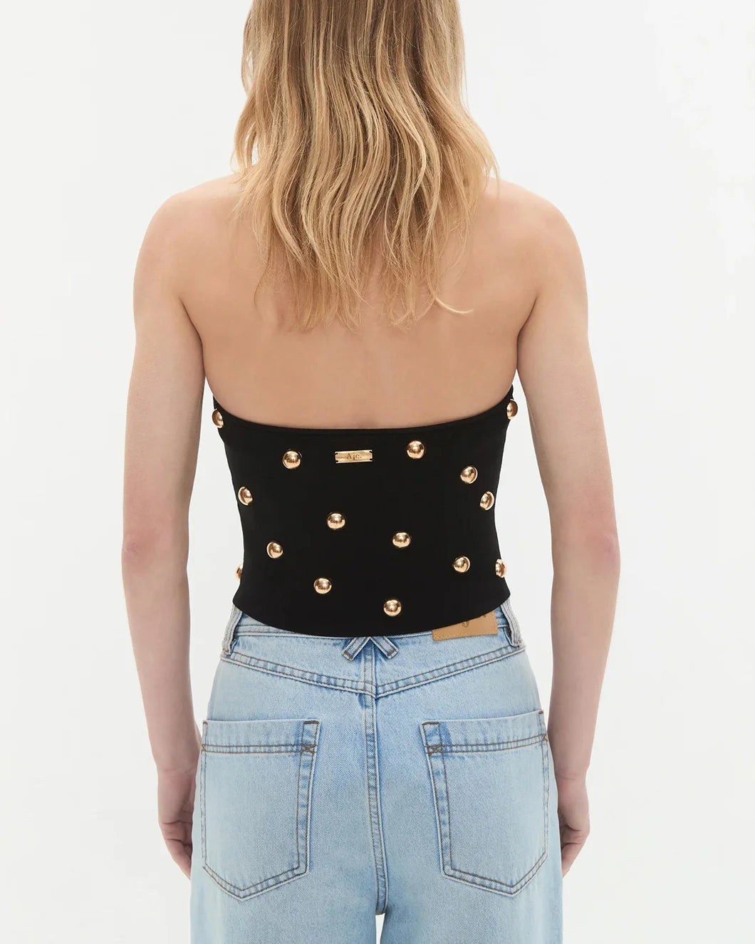 LEAH KNIT HALTER TOP - 4