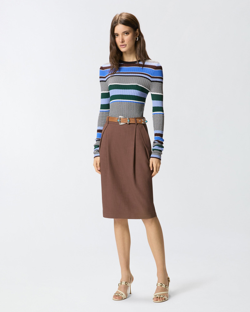 MULTICOLOURED STRIPED SWEATER 4