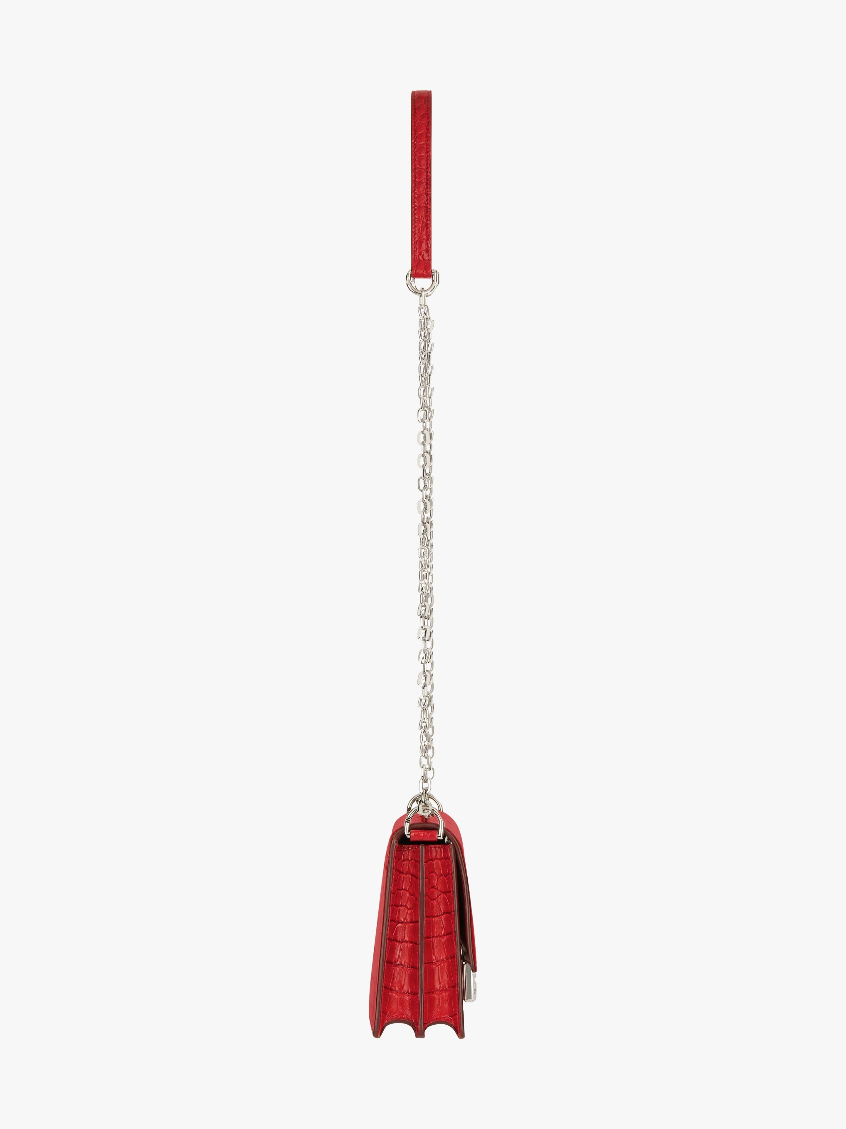 4G MEDIUM BAG IN ALLIGATOR WITH CHAIN - 4