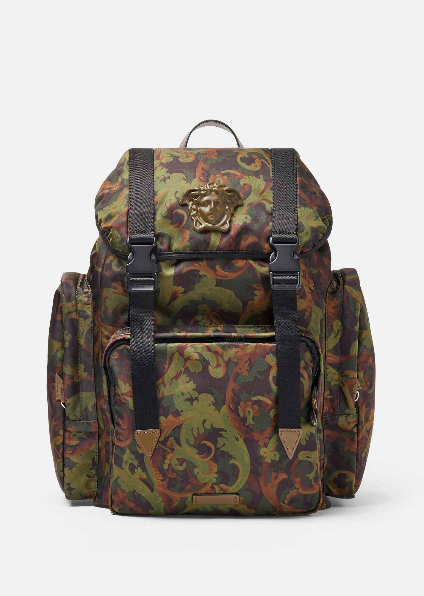 La Medusa Baroccoflage Print Backpack - 1
