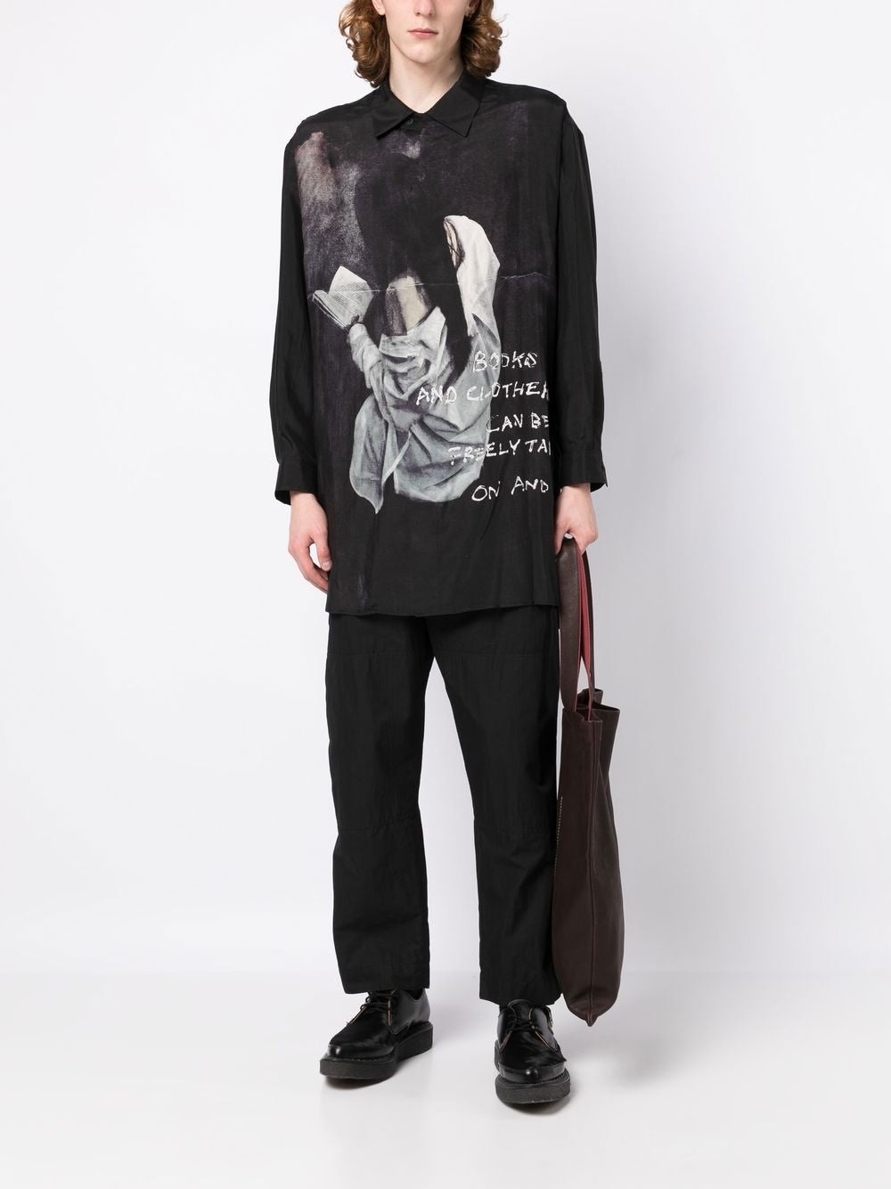 GRAPHIC-PRINT LONG-SLEEVE SHIRT - 3
