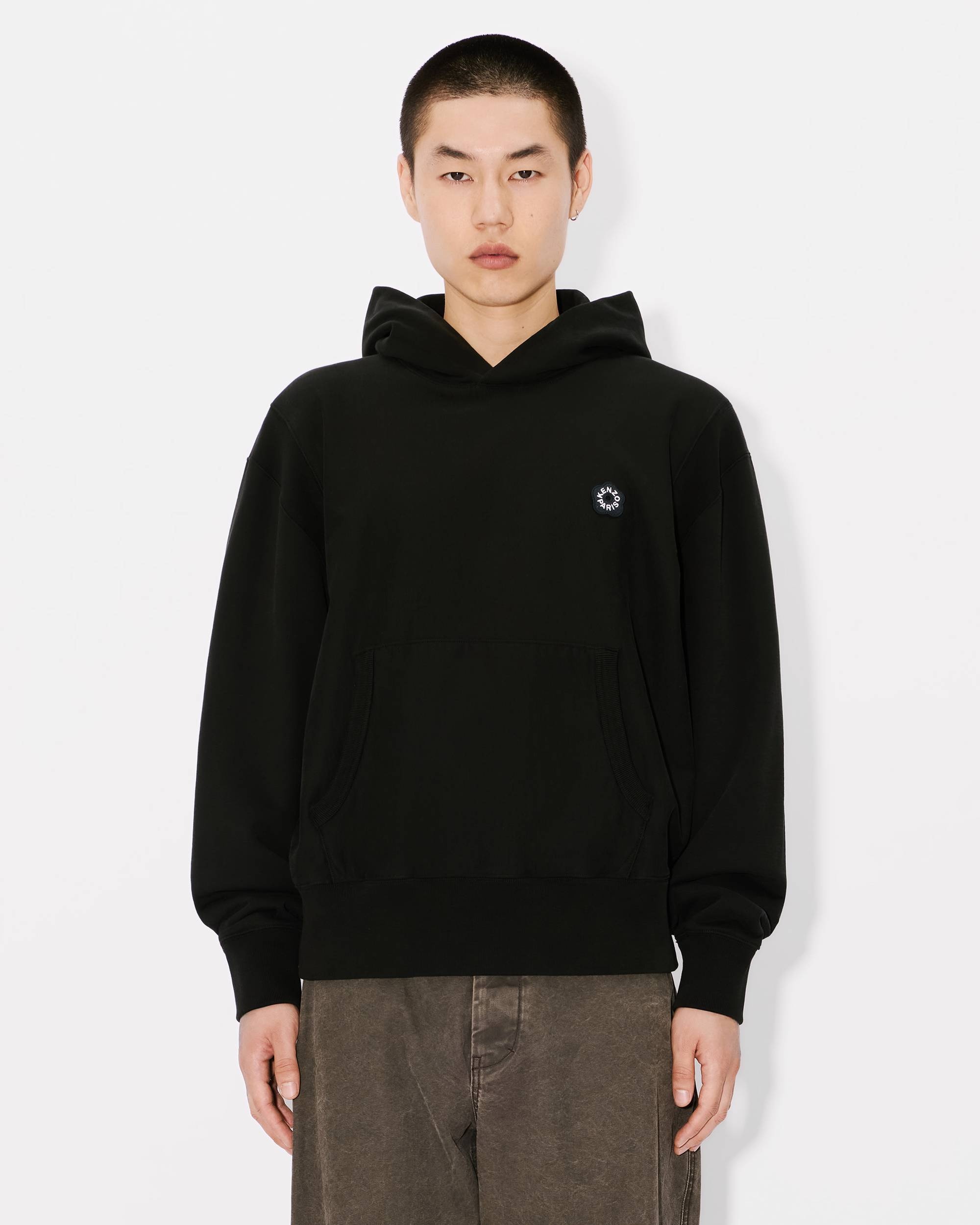 'Boke Flower 2.0' embroidered hoodie in cotton - 3
