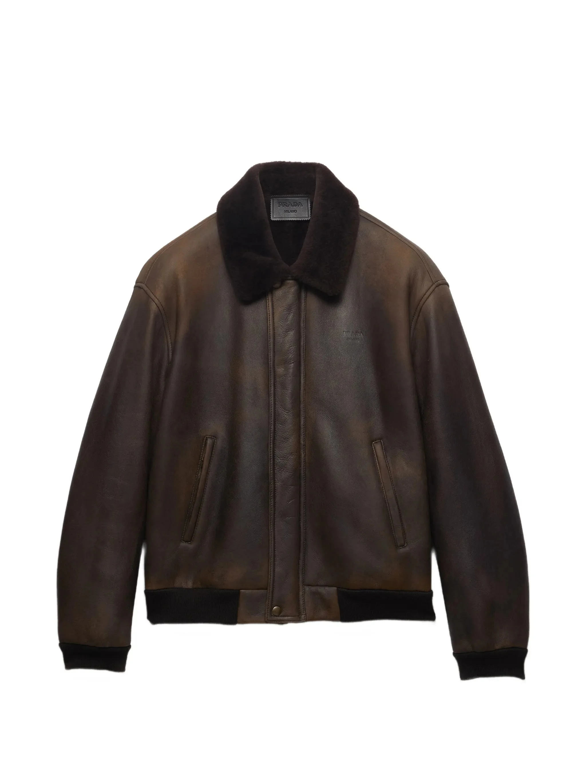 Prada Shearling Bomber Jacket - 1