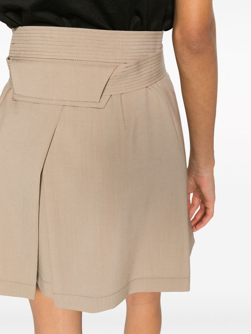 pleated virgin-wool miniskirt 5