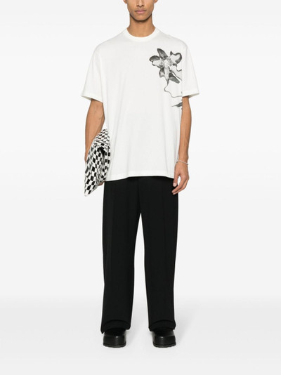 Y-3 x Adidas floral-print T-shirt outlook