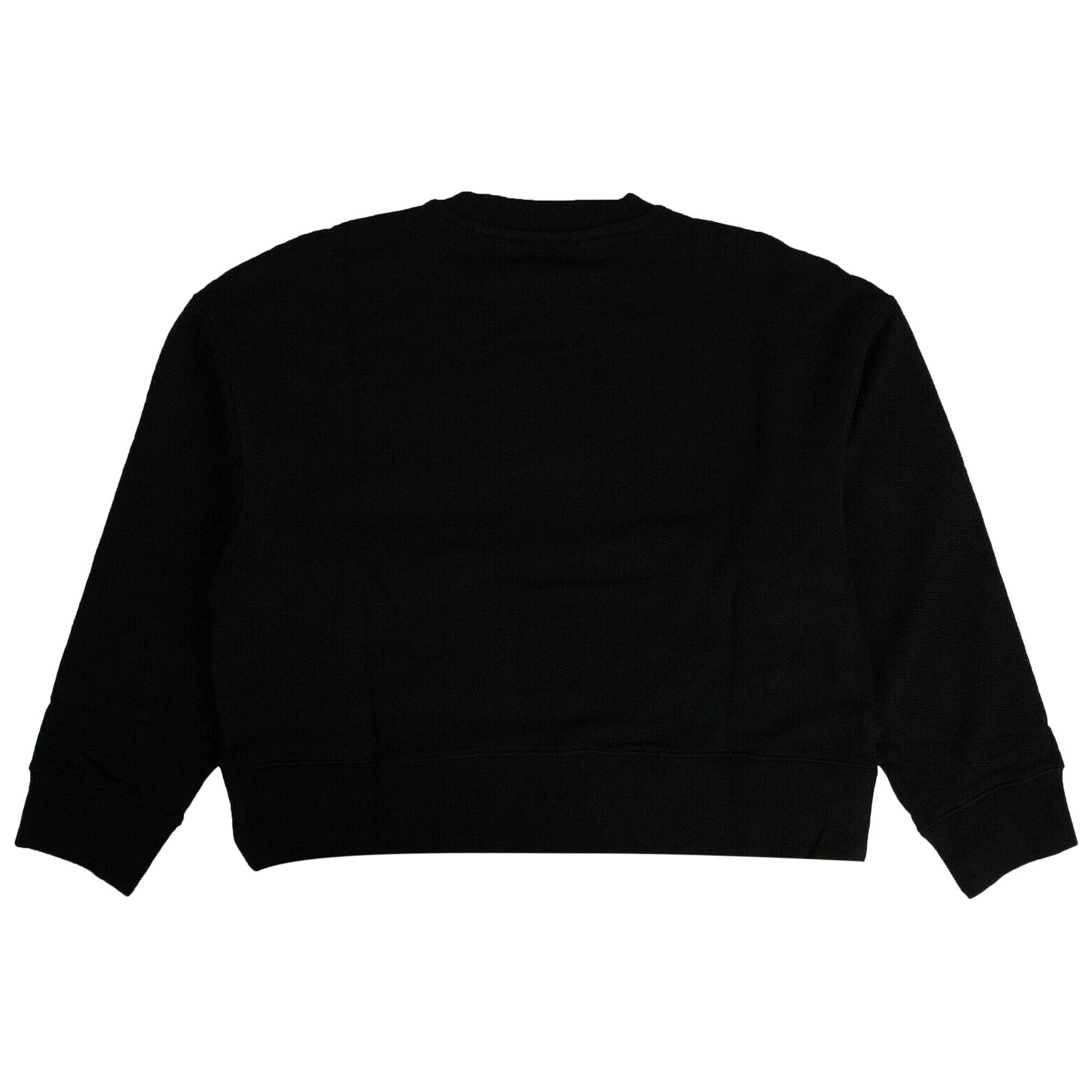 Palm Angels Deer Print Crewneck Sweatshirt 'Black' - 2