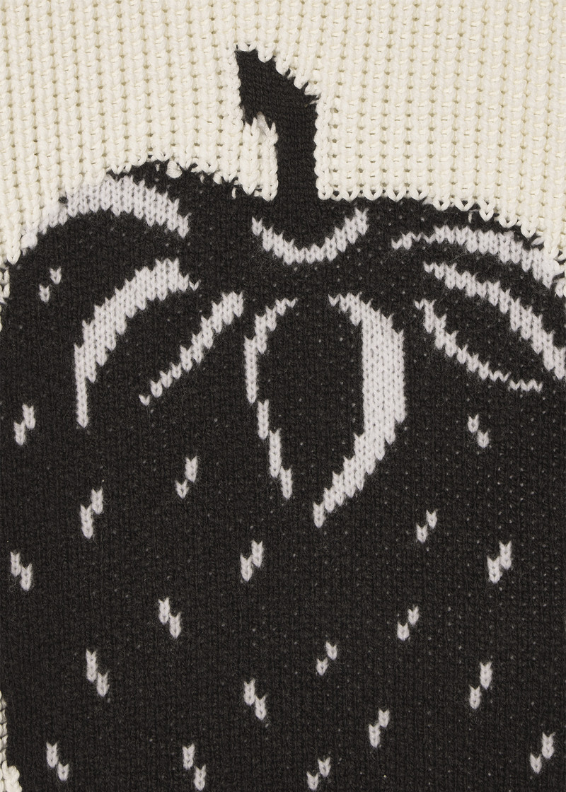 Paul Smith Women's Cream 'Strawberry' Knitted Sweater outlook