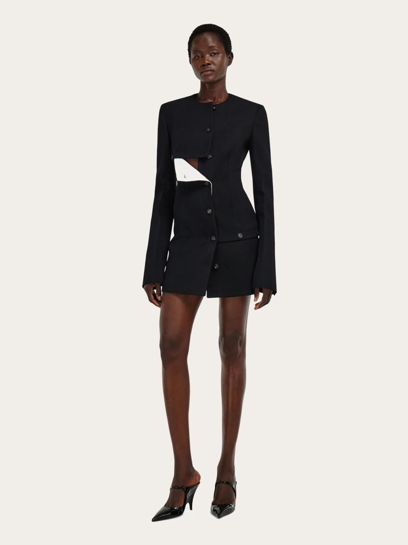 Wool jacket with button detail 7