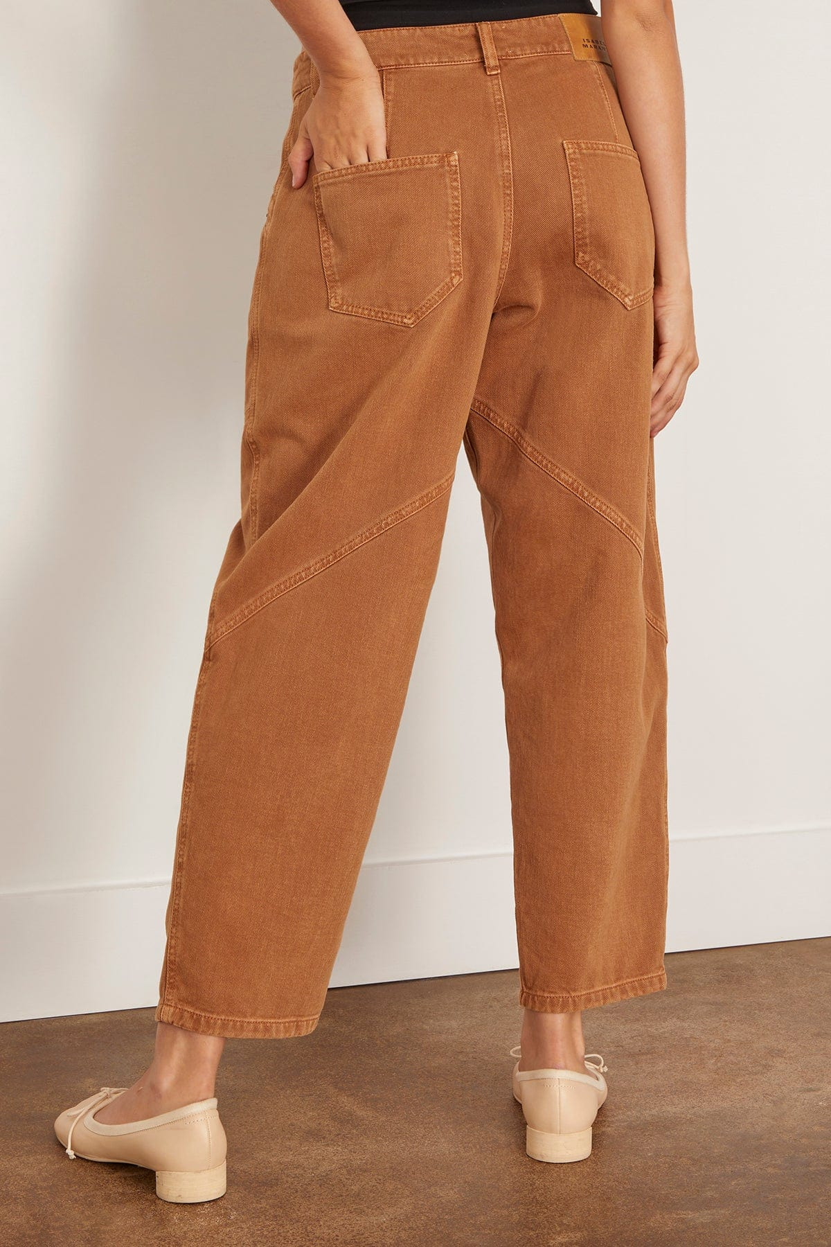 Catarina Denim Jean in Ochre - 4