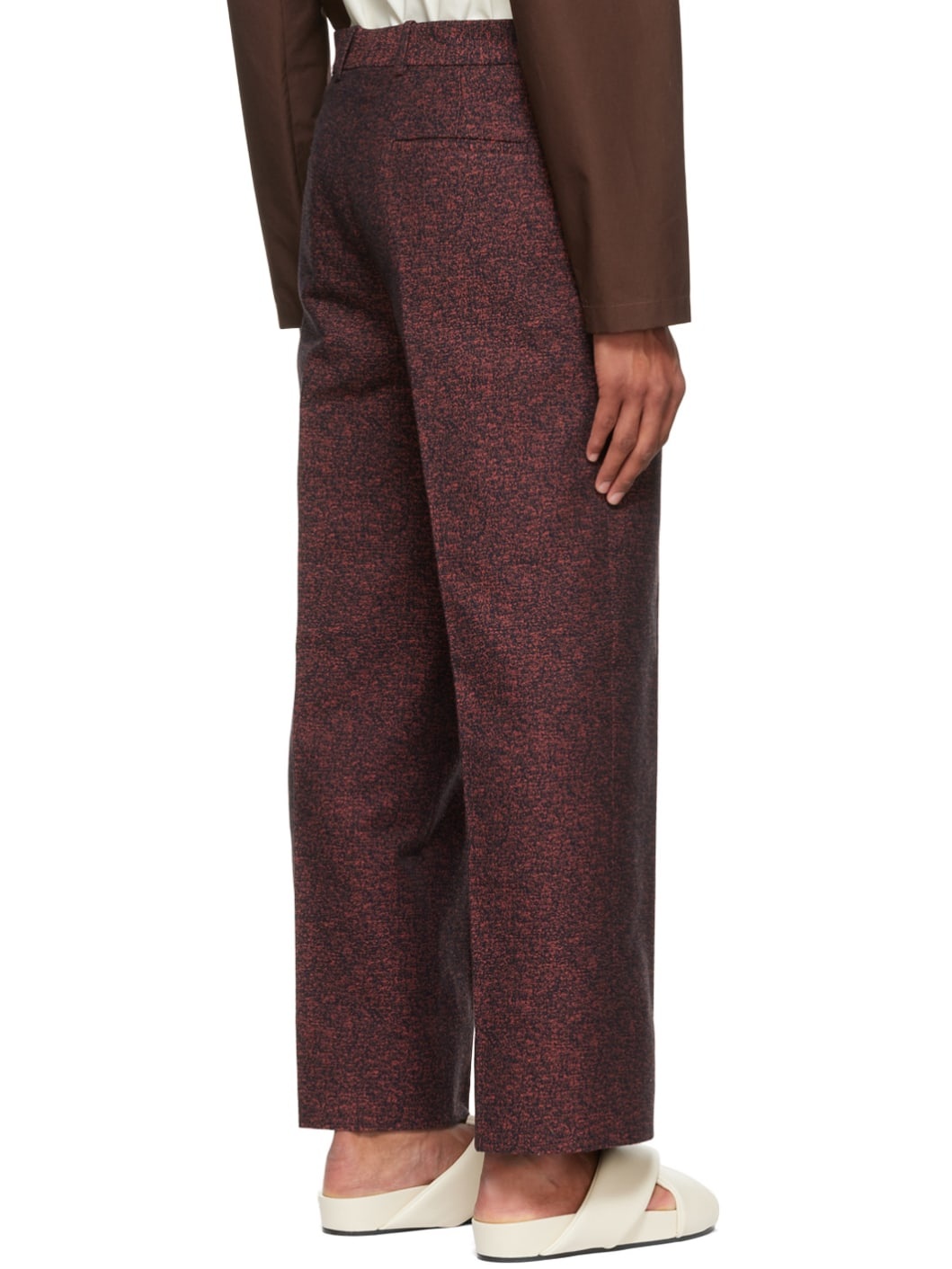 SSENSE Exclusive Red Cotton Trousers - 3