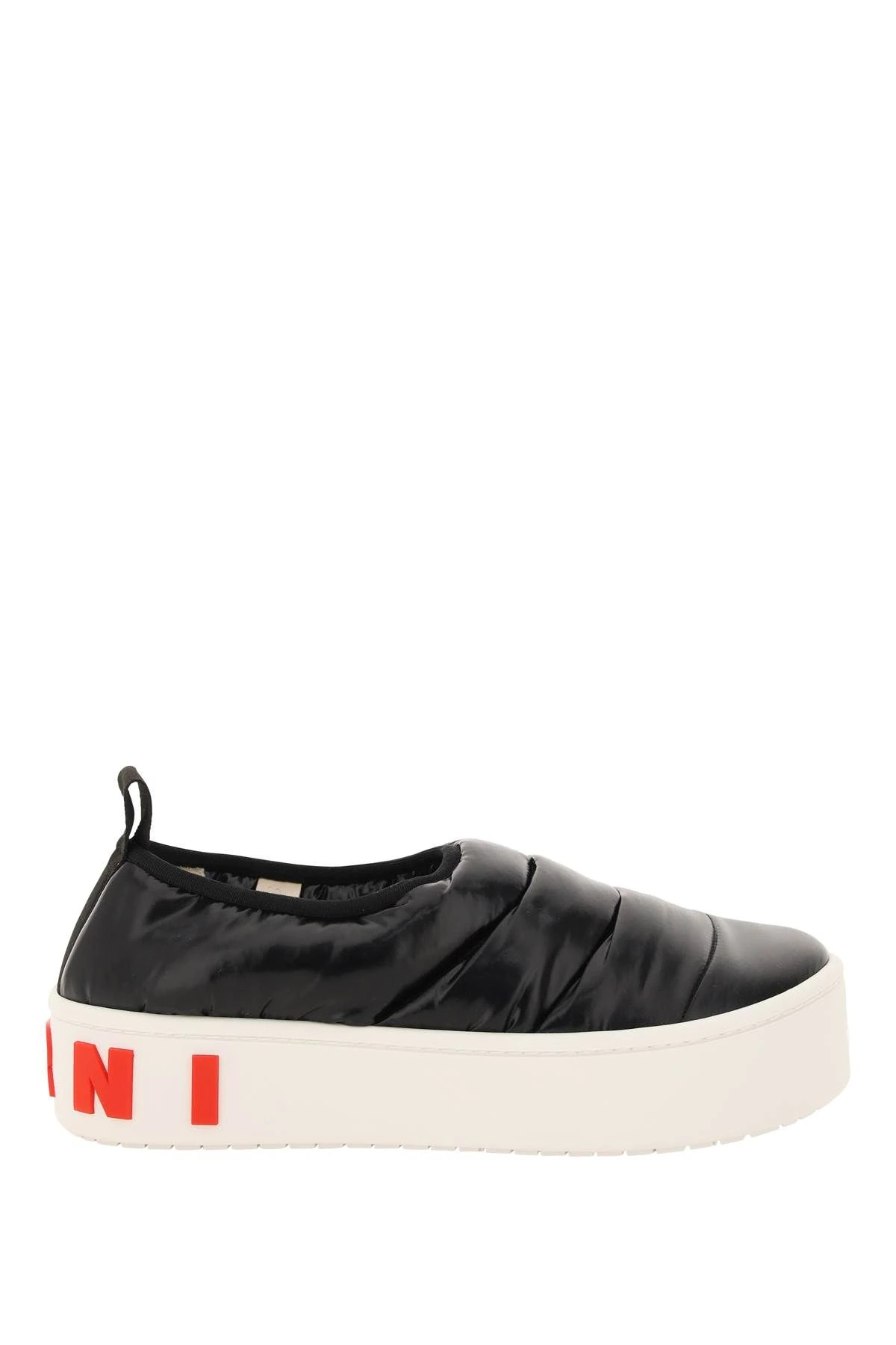 PADDED NYLON SLIP-ON SNEAKERS - 1