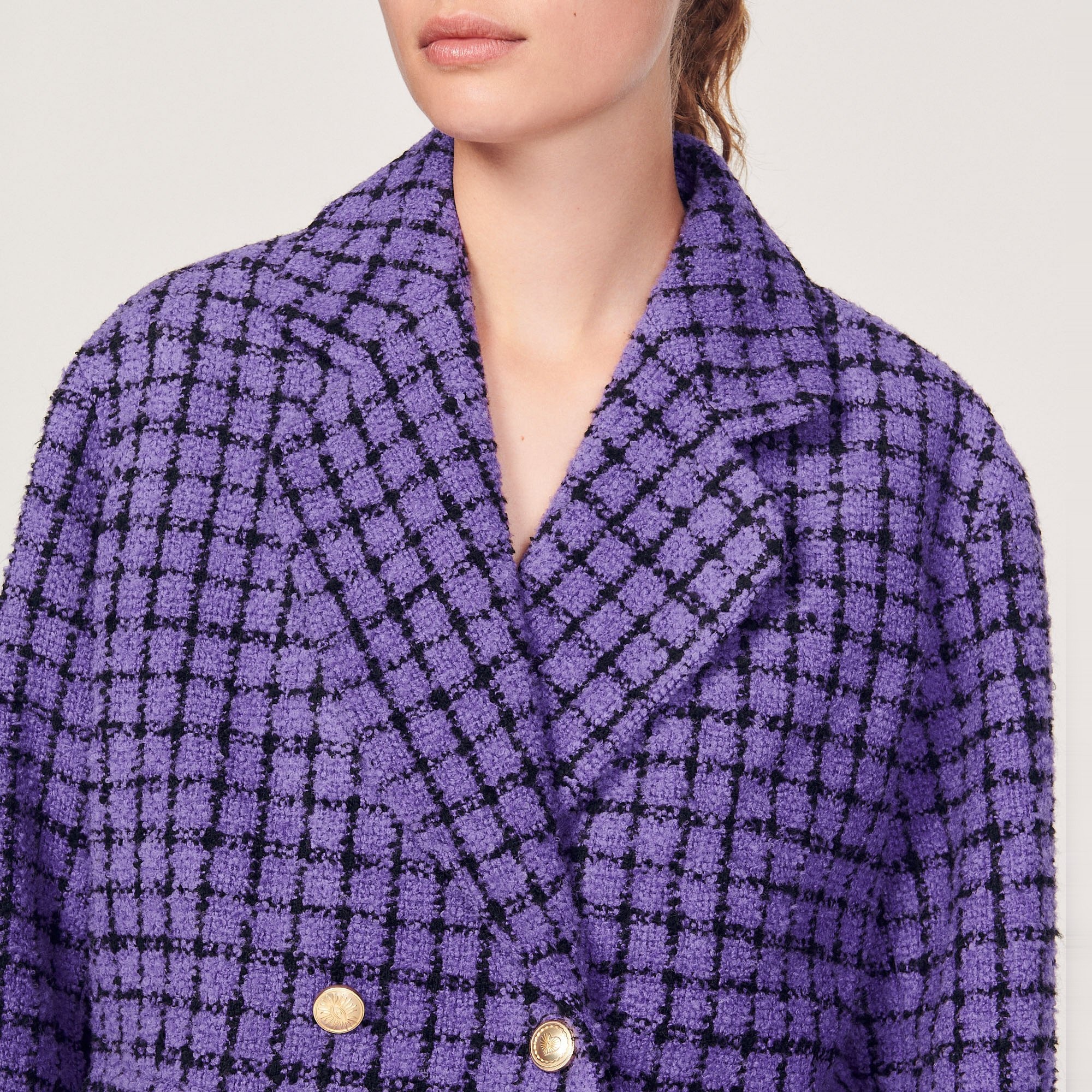 Cropped tweed jacket - 4