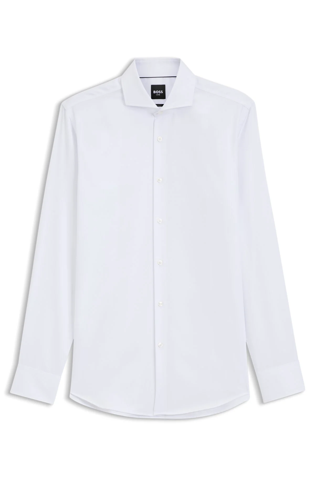 BOSS ONE SLIM-FIT SHIRT IN WRINKLE-RESISTANT OXFORD COTTON - 1