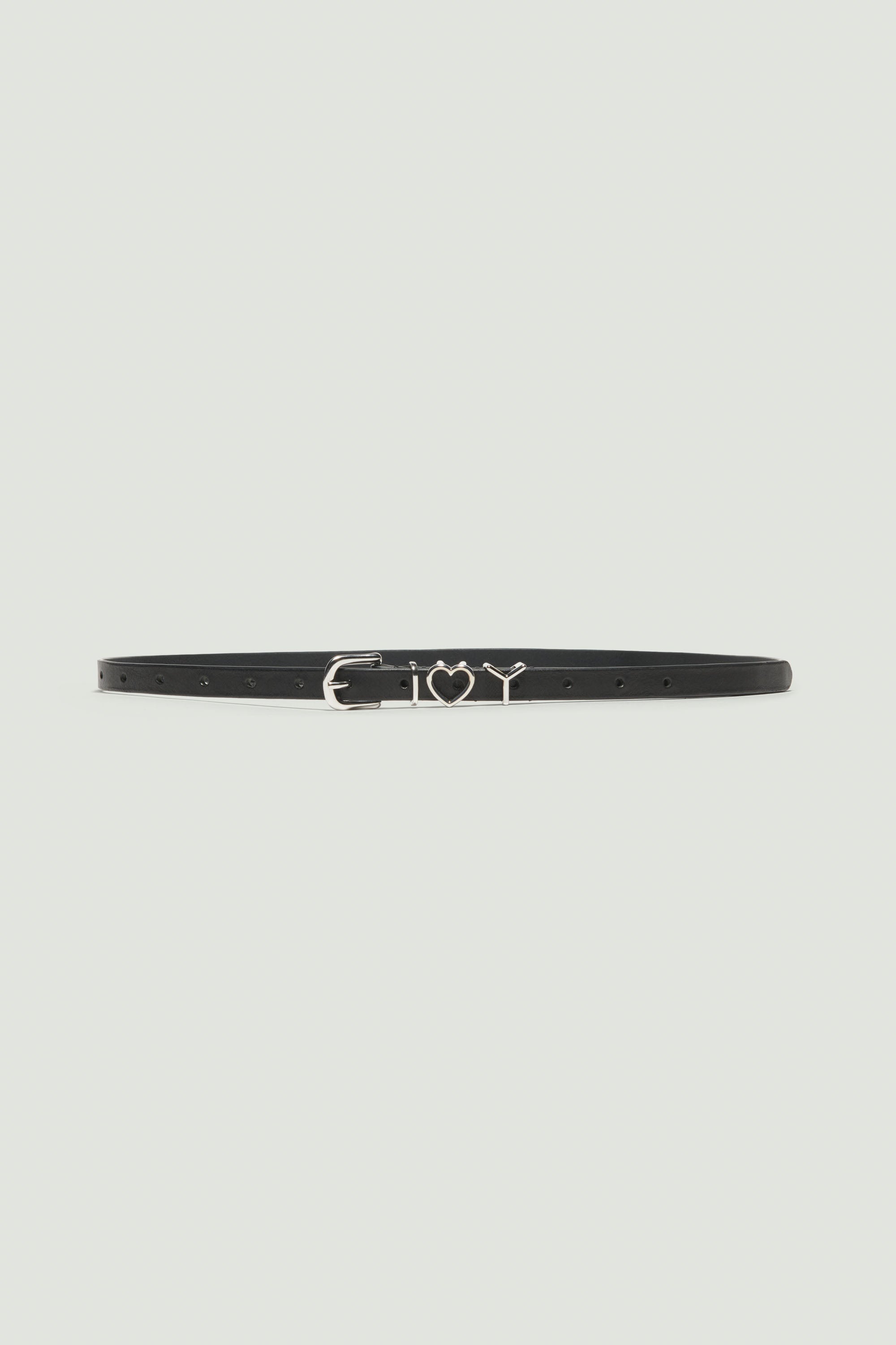 SKINNY Y HEART BELT 15 MM - 1