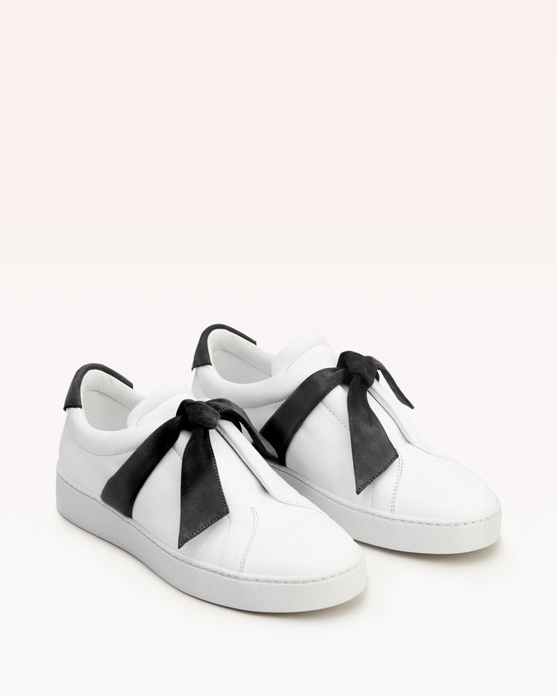 CLARITA SNEAKER SUEDE BLACK & WHITE - 2
