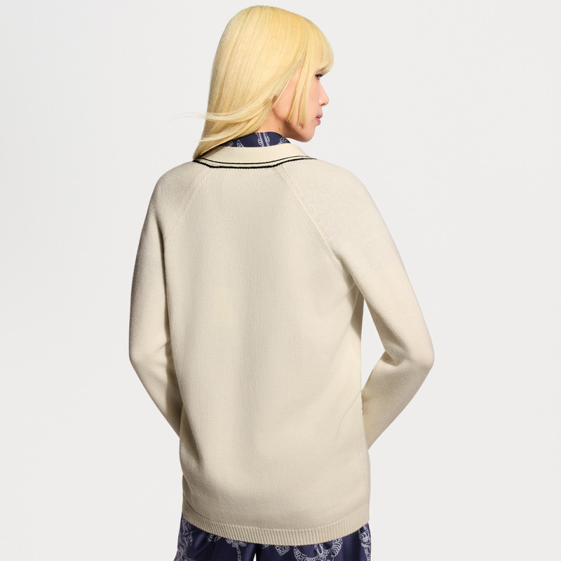 Contrast Accent Oversized Cardigan 5