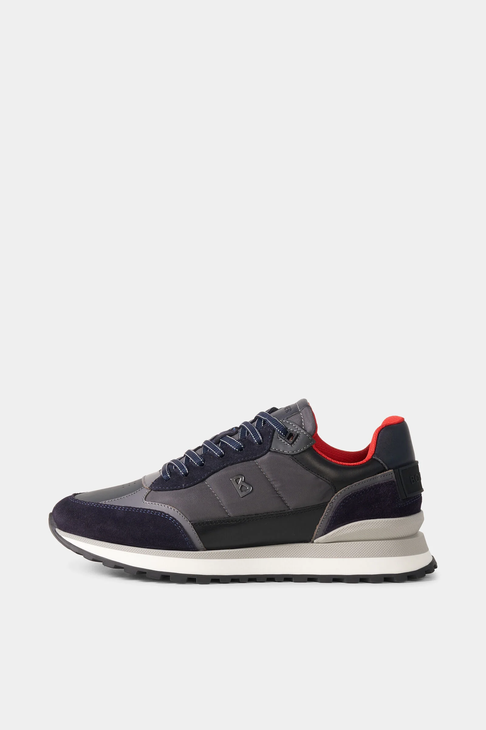 Newport Running Sneakers in Navy/Charcoal Gray - 1