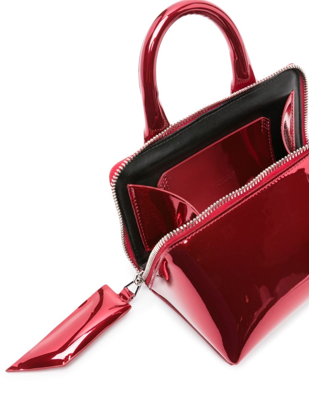 Friday laminated leather shoulder bag - 5