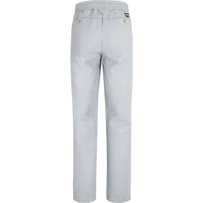 Men Cotton Linen Stretch Comfort Pants Solid - 2