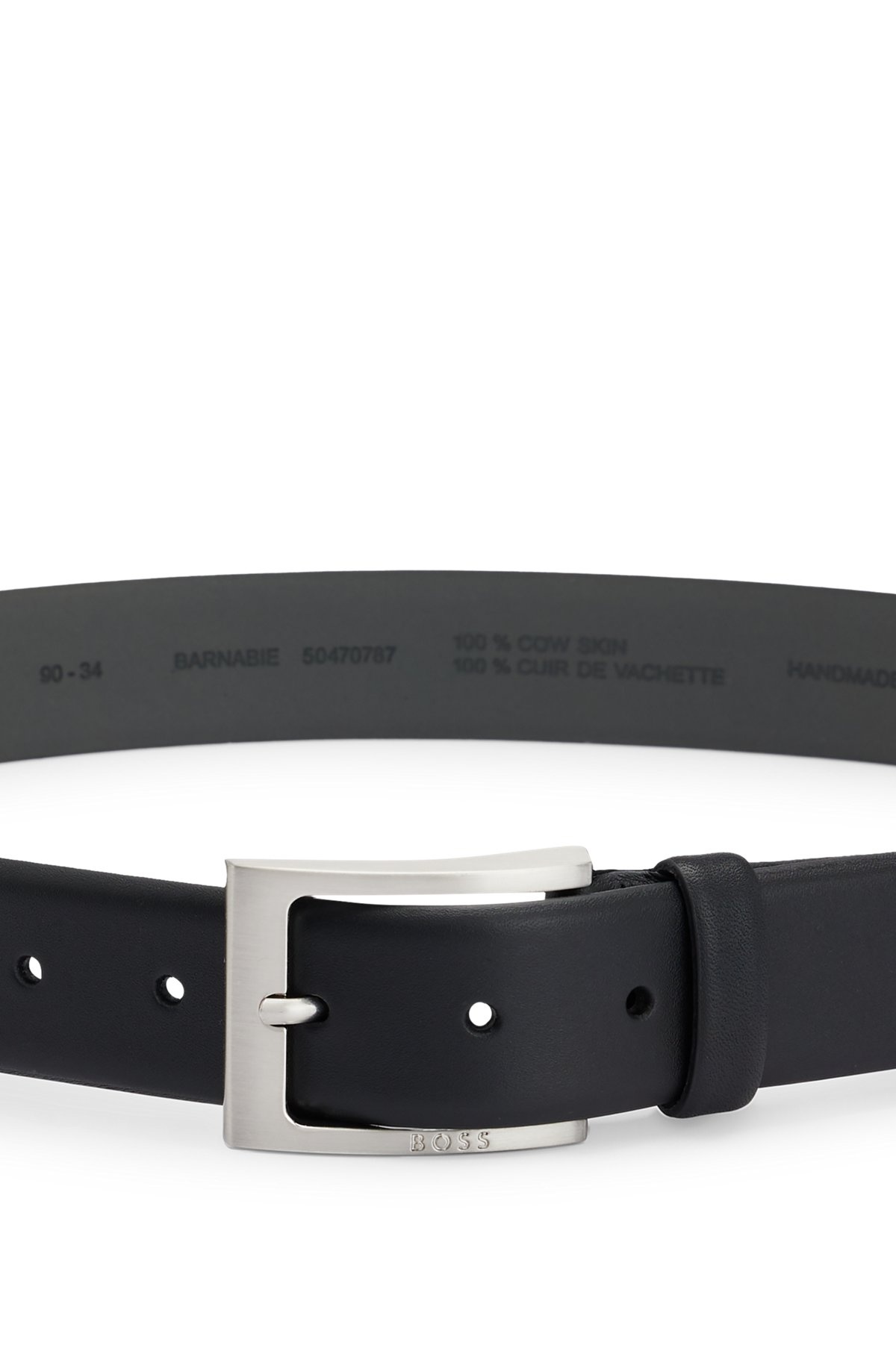NAPPA-LEATHER BELT WITH PIN BUCKLE - 5