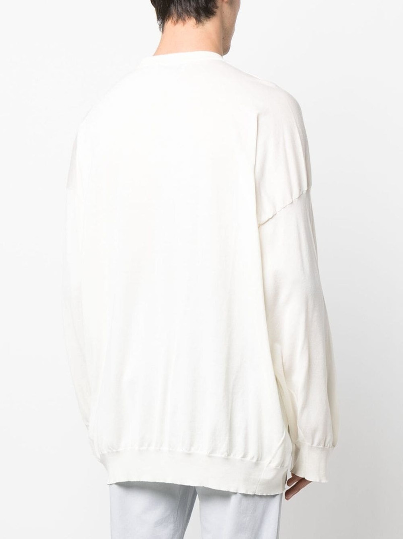 drop-shoulder crew-neck sweatshirt 4